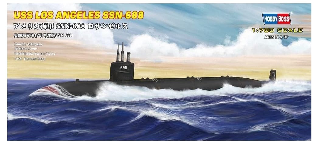 Hobby Boss USS Navy Los Angeles Submarine SSN-688 Boat Model Building Kit