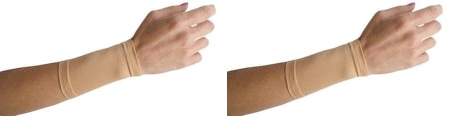 Tatjacket Tattoo Cover Up Sleeve 2 Pack Tan UPF50 Wrist Instep Unisex Cover