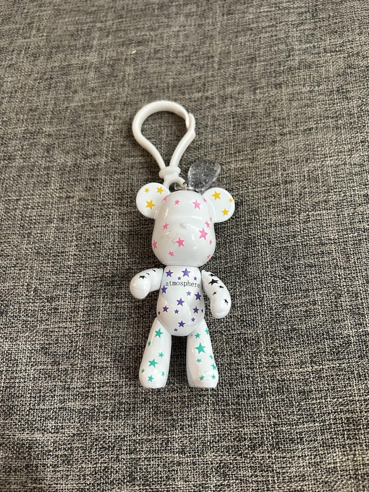 Popobe Bear Keychain Figure Atmosphere Star Design White