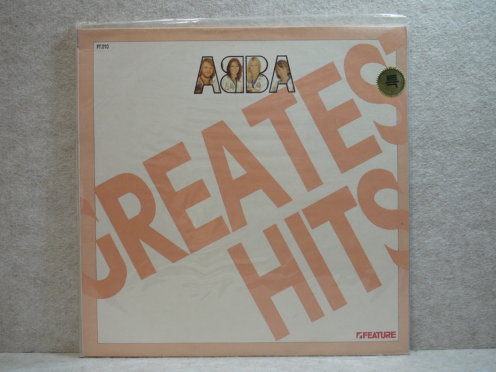 ABBA Greatest Hits 1991 Korea LP Picture W/Insert Sealed