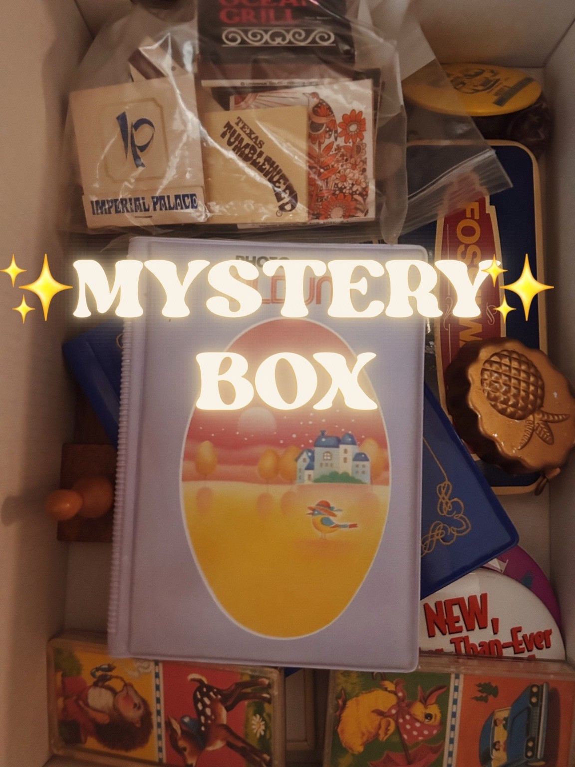 Misc. Vintage Treasures Mystery Box Mixed Lot