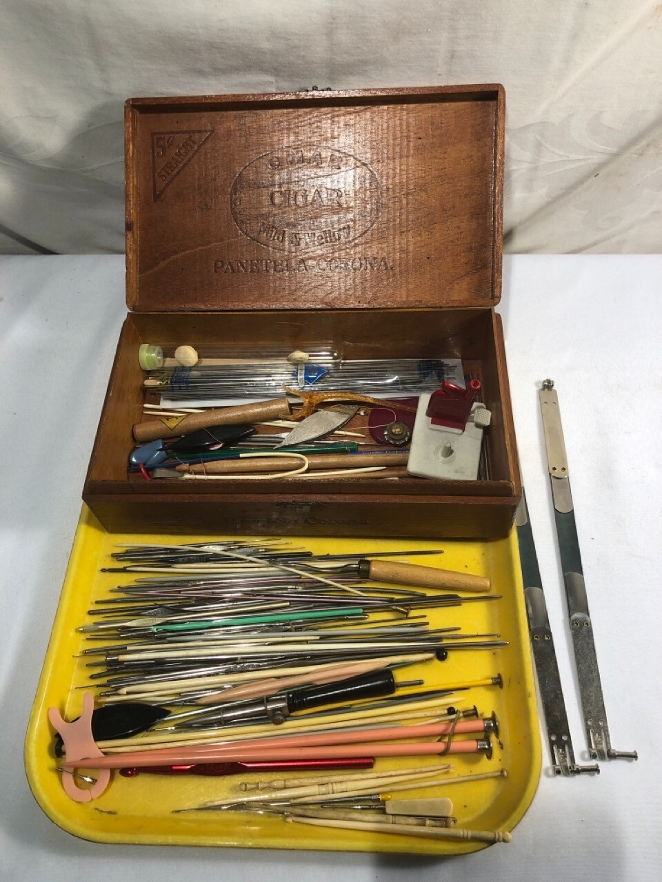 5 pound box lot of New & Old collectible items from estates-See details-#FD25