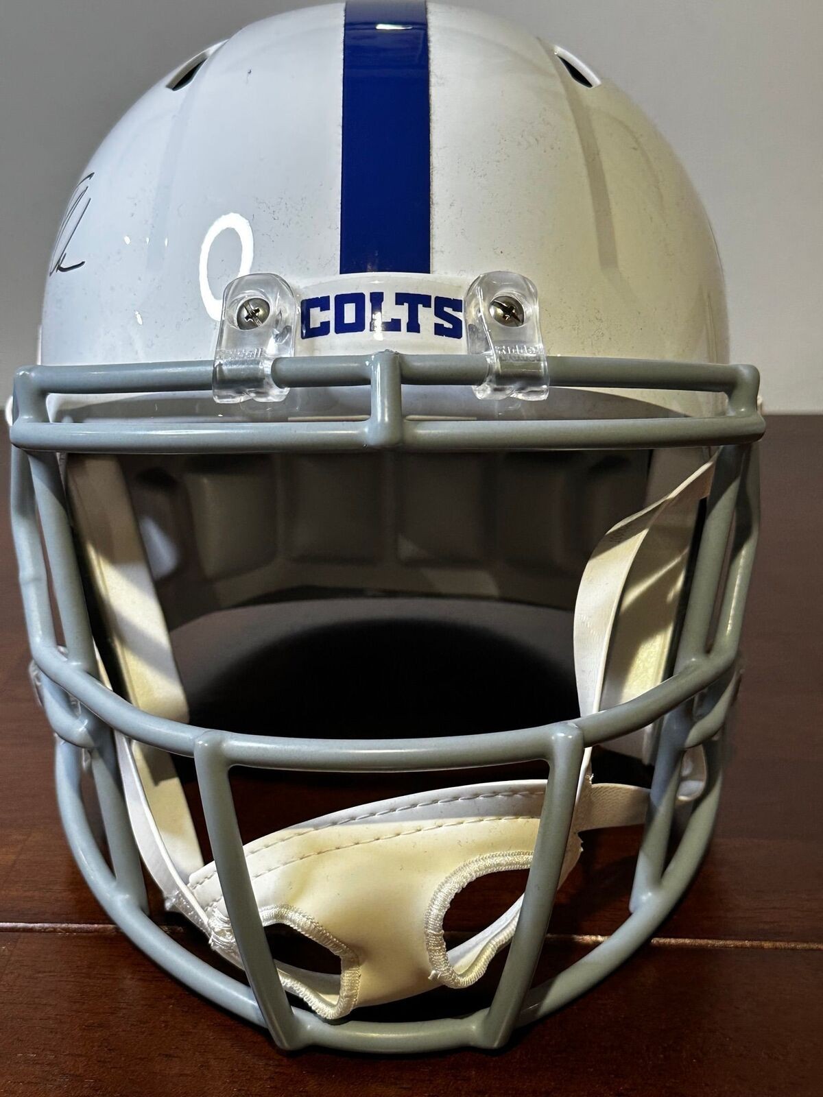 Tyler Warren Full Size Replica Autographed Helmet