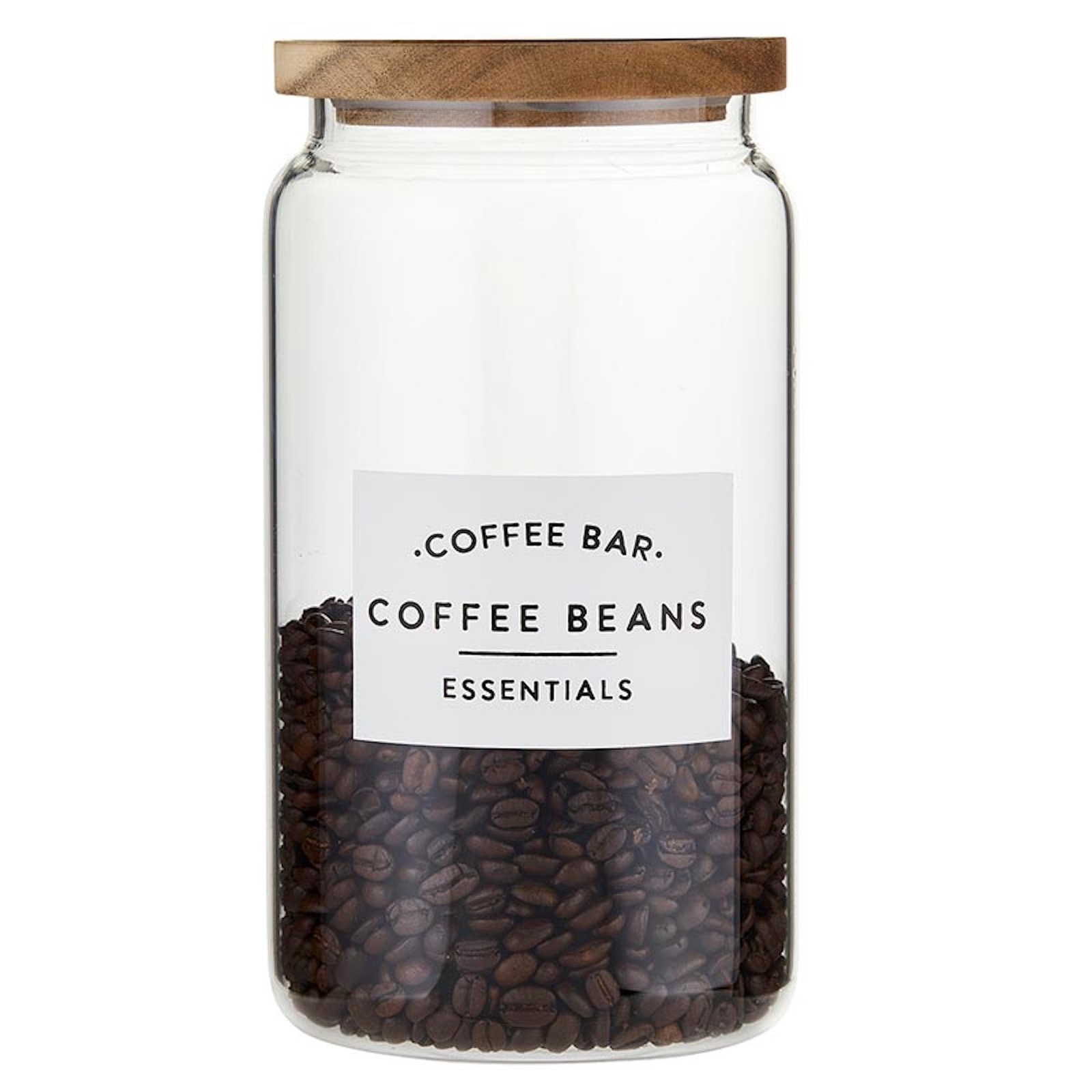 Santa Barbara Design Studio Coffee Bar Gifts Glass Coffee Canister with Wood