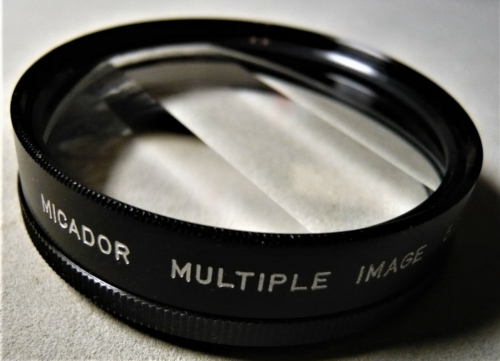 52mm 3P multiple image lens with case . MICADOR Japan. NEW Old Stock.