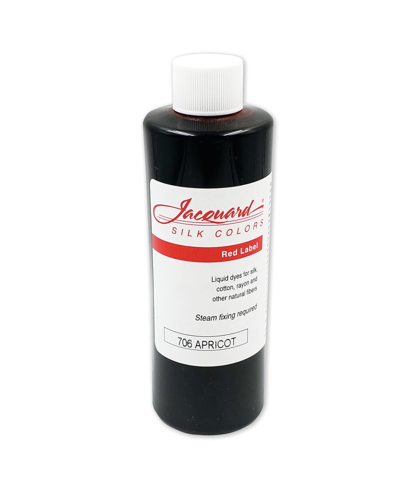 Jacquard Red Silk Dye 250ml Professional Textile Paint for Art Projects Standard