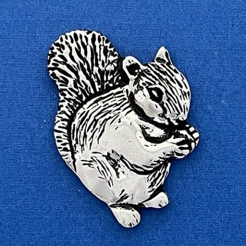 Basic Spirit Pocket Token Coin Squirrel Go Nuts Handcrafted Pewter Collectible