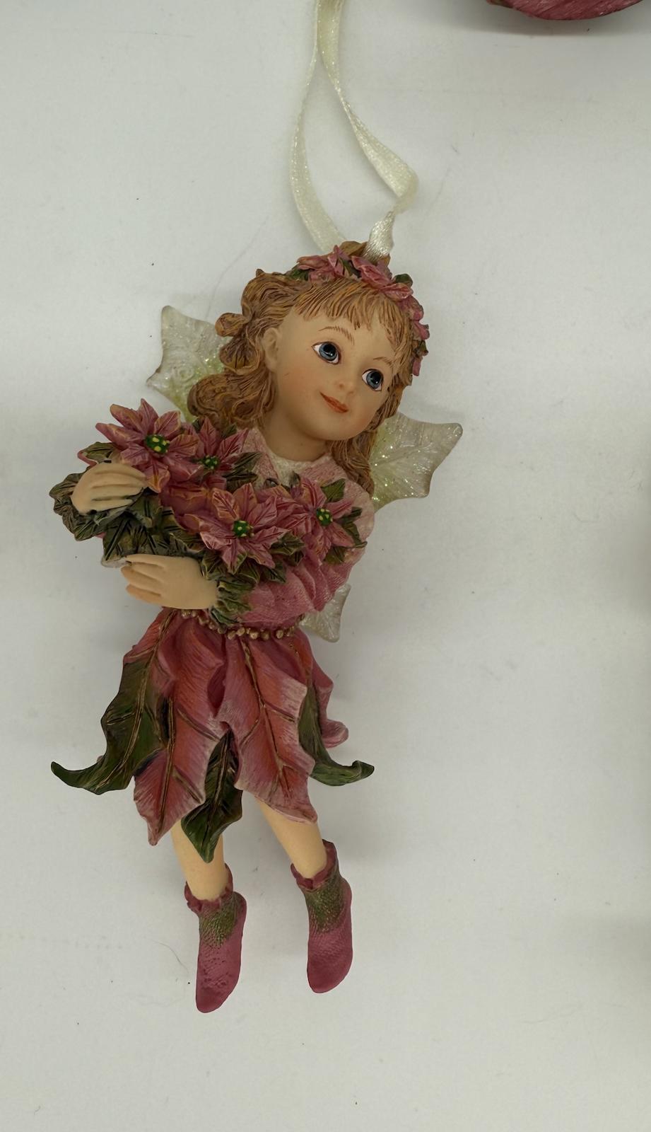 Vintage Angel Christmas Ornament Lot – 7 Hand-Painted
