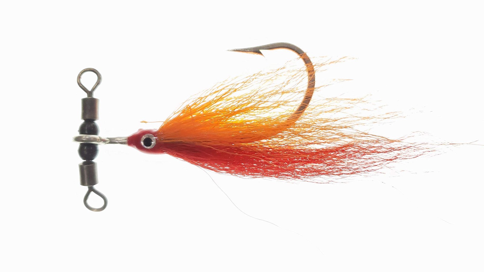 Thundermist Lure Company TSR-2/0X1/0-OR Teaser-T Fishing Terminal Tackle, Orange
