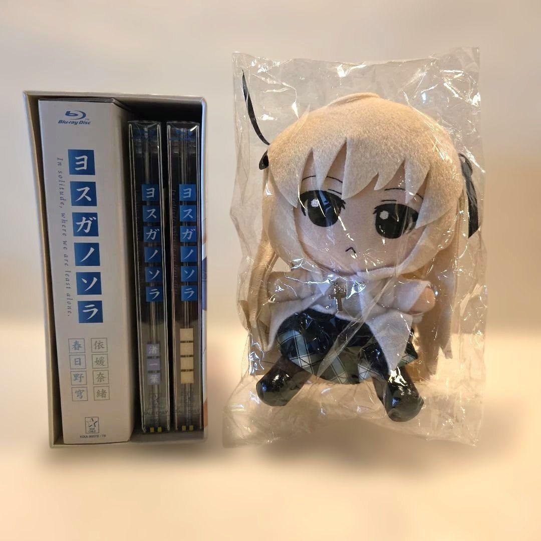 Yosuga no Sora Blu-ray complete 4 volume set storage box with stuffed toy strap