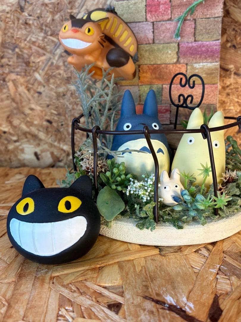 My Neighbor Totoro Finger Puppet Object Set Kuroneko Nekobus Ghibli