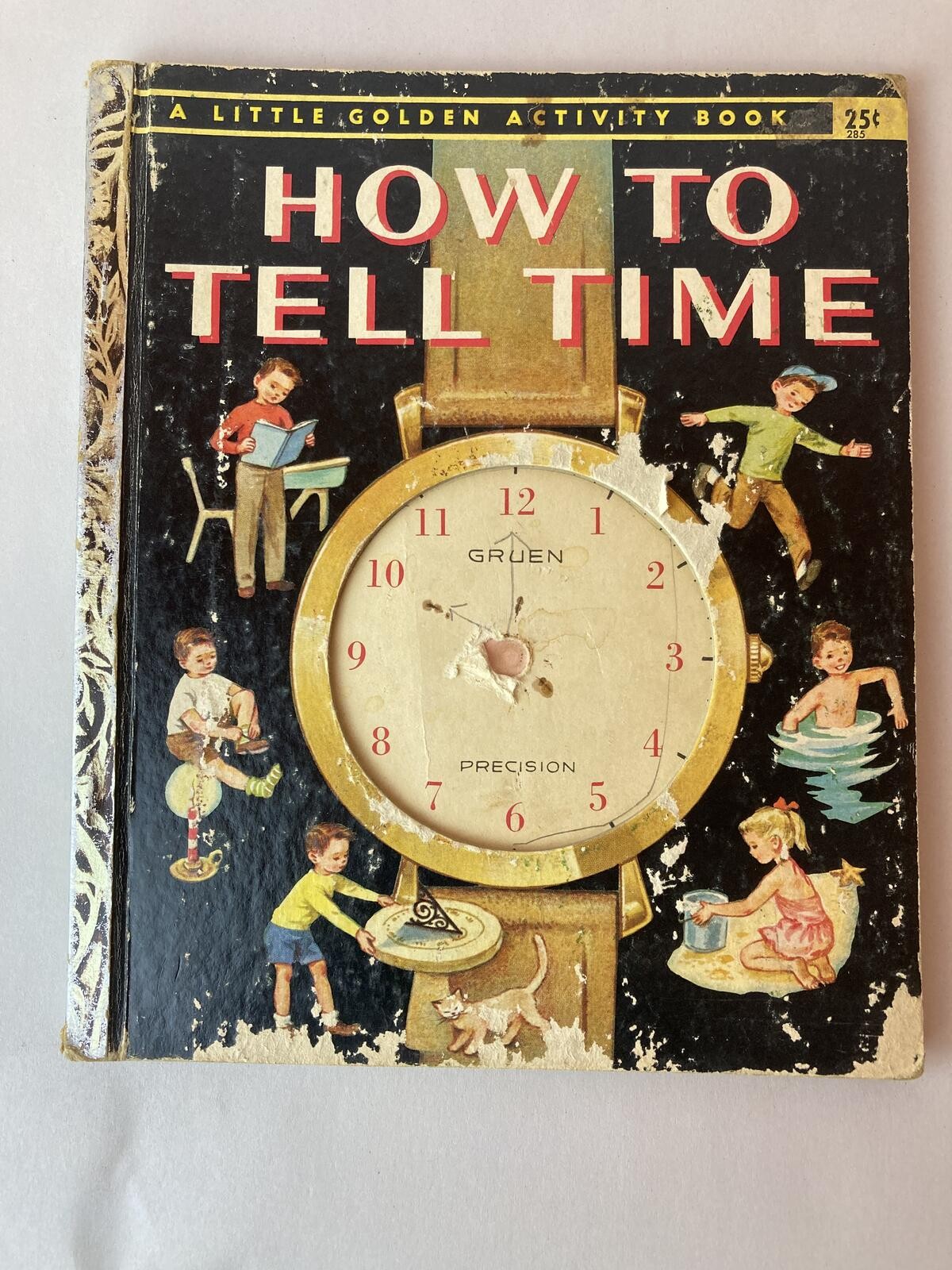 Little Golden Book How to Tell Time 1957 Simon Schuster Hardcover