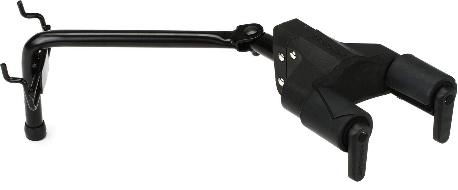 Hercules GSP40B PLUS Pegboard Mount Long Arm Guitar Hanger Auto Grip