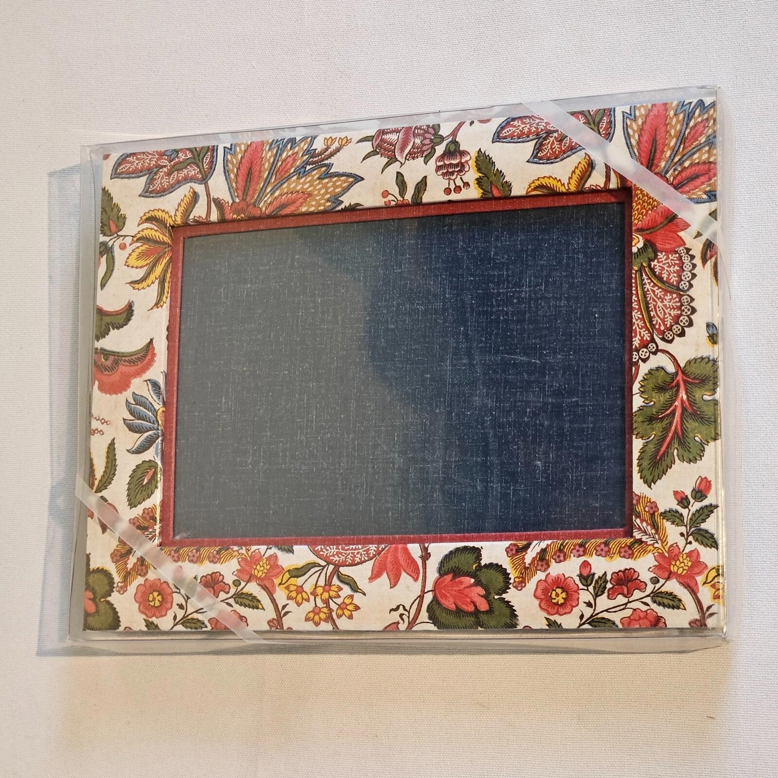 Caspari Vintage 5 x7 Photo Frame New French Cottagecore Gramdmacore Print Cotton