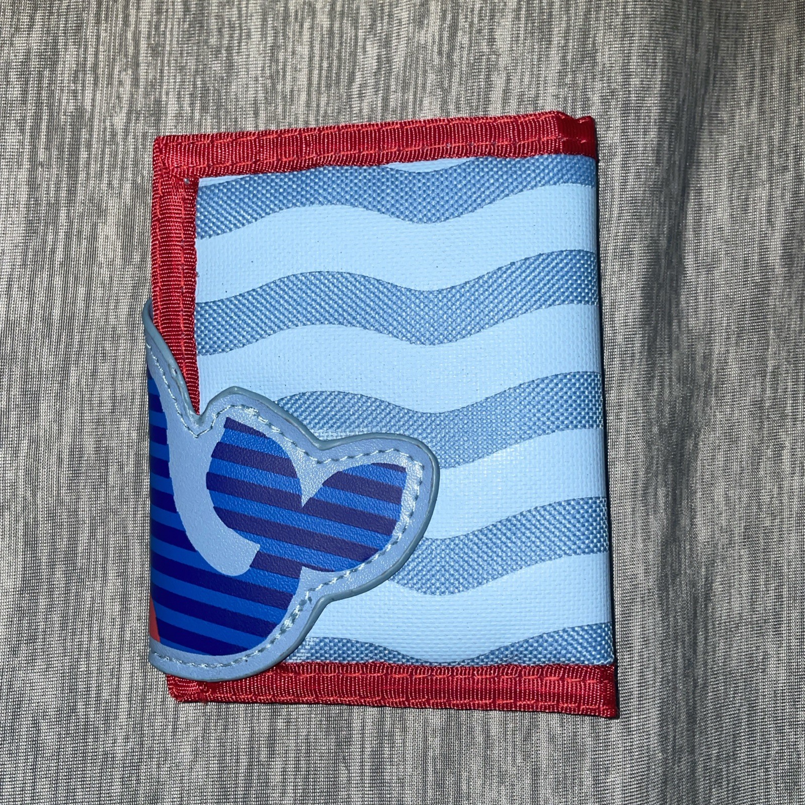 Stephen Joseph Kids Unisex Wallet Toddler Wallet Boys Girls Whale Blue and Red