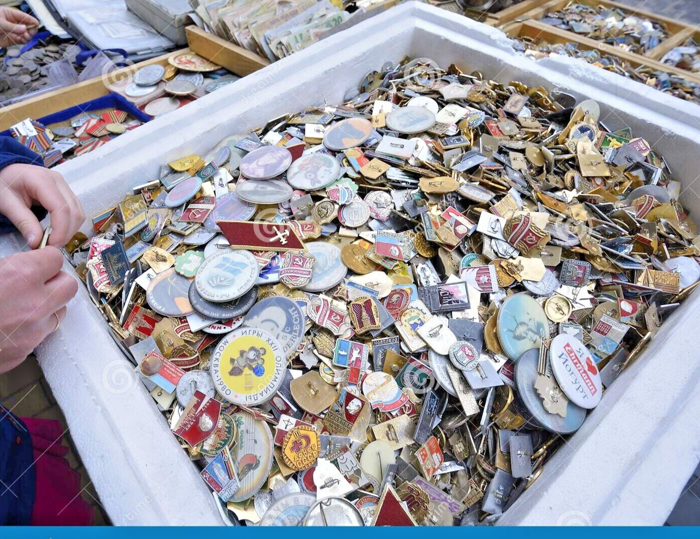 1 Pound “Junk Drawer” Collectibles Lot -Mixed smalls, old and new items-NYC6