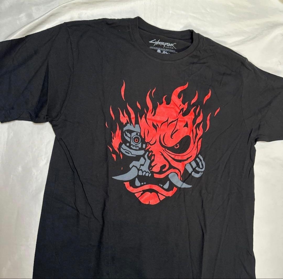 New Out of Print Size M Cyberpunk 2077 Logo T-Shirt (Black) Samurai