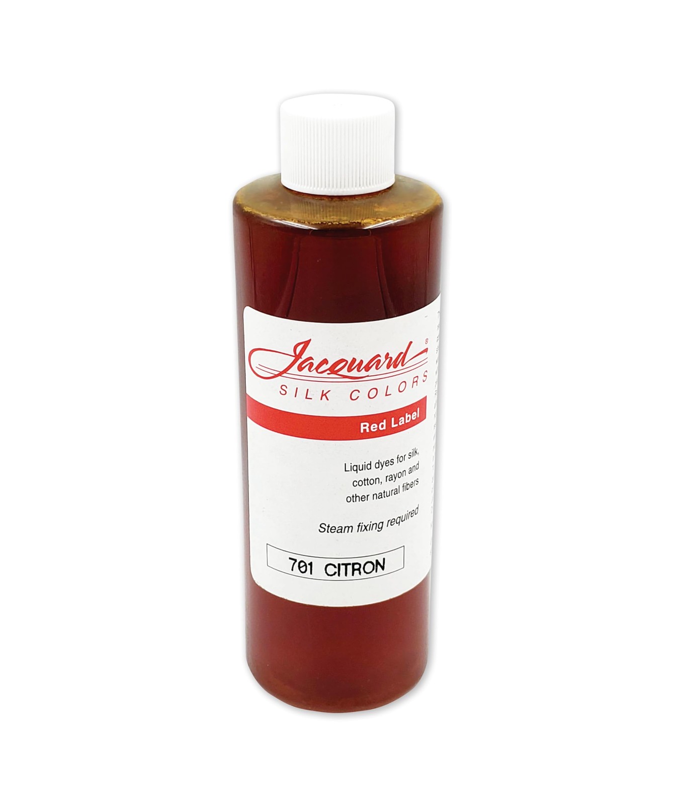 Jacquard Red Silk Dye 250ml Professional Textile Paint for Art Projects Standard