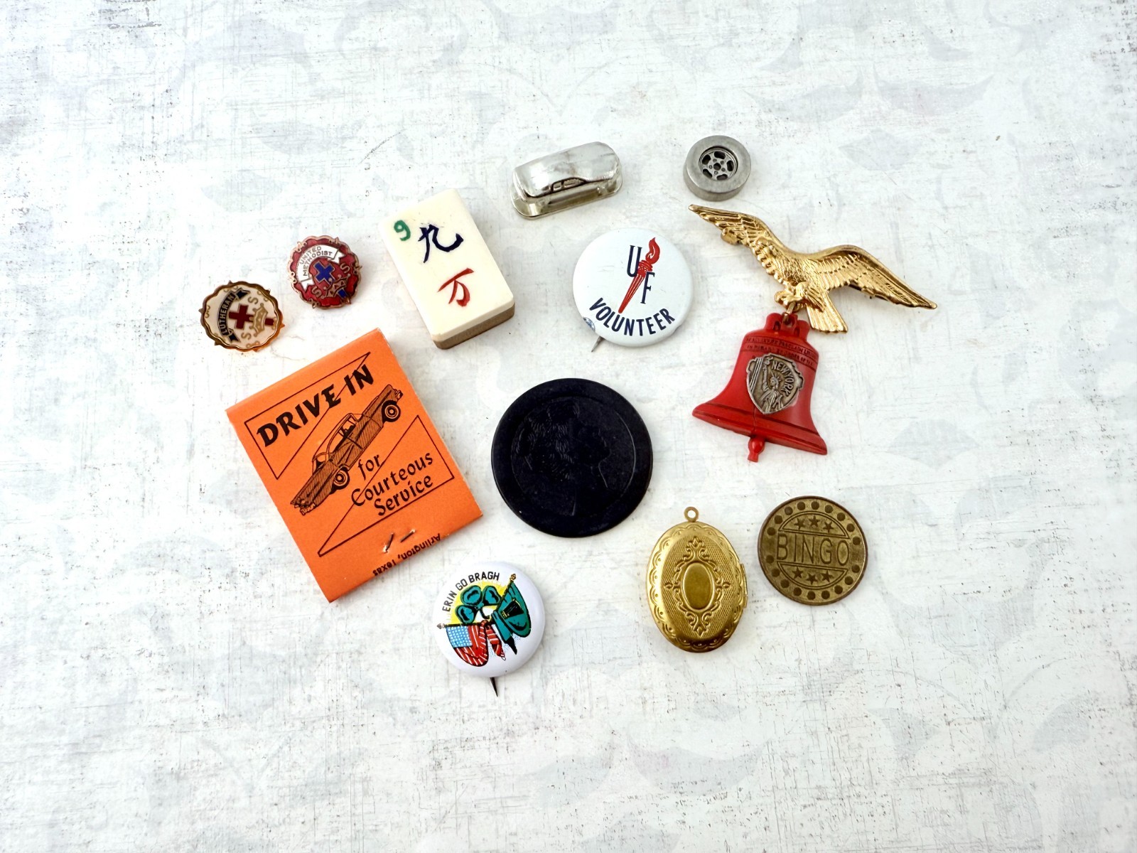 Vintage Junk Drawer Lot – Found Objects (M3)