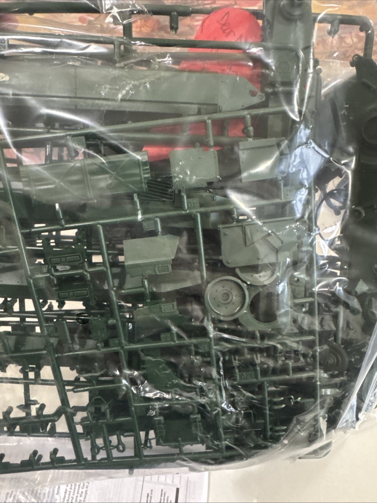 SPz Puma 1:35 Scale Model Plastic Opened