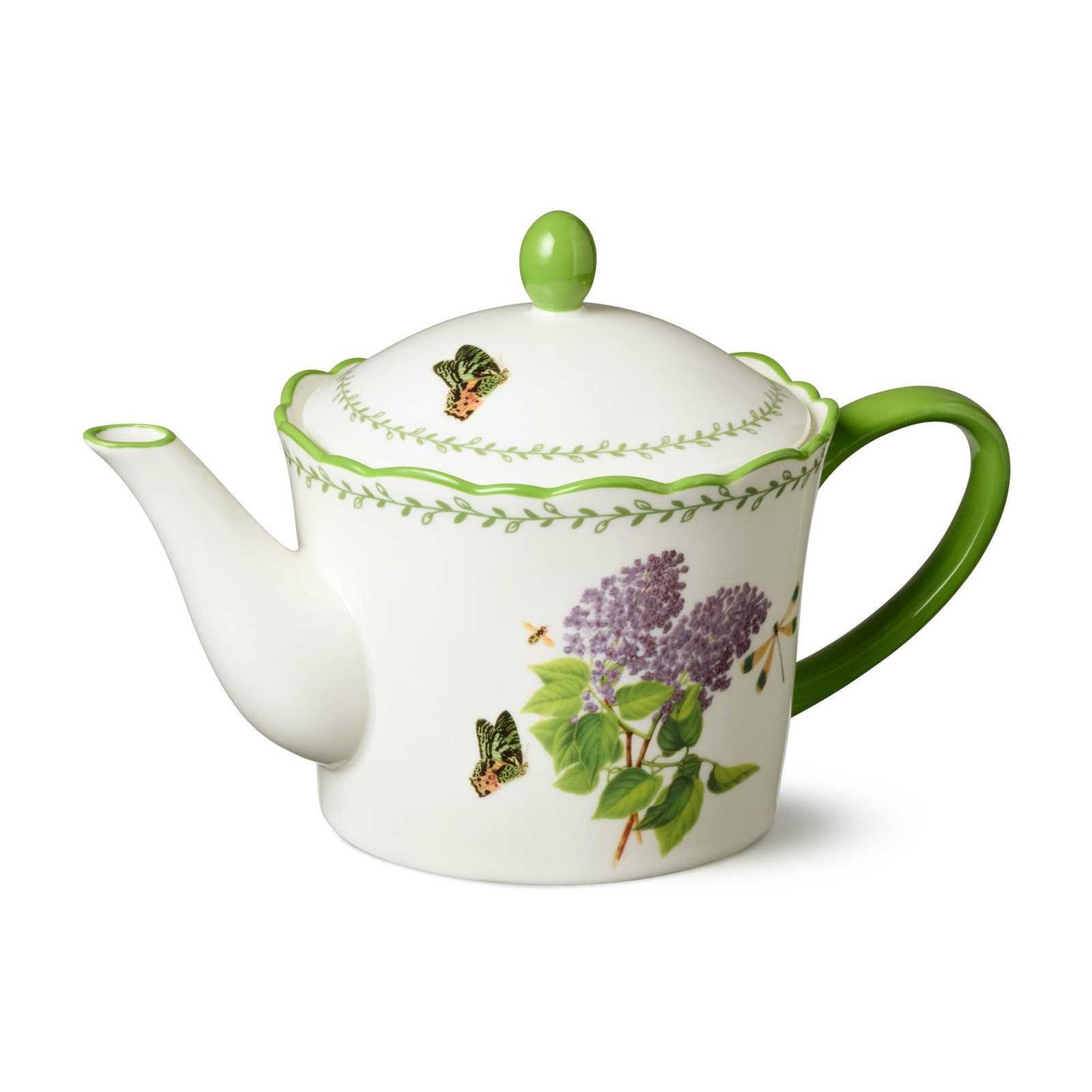Mirabella Porcelain Teapot, Elegant Patterned Tea Server