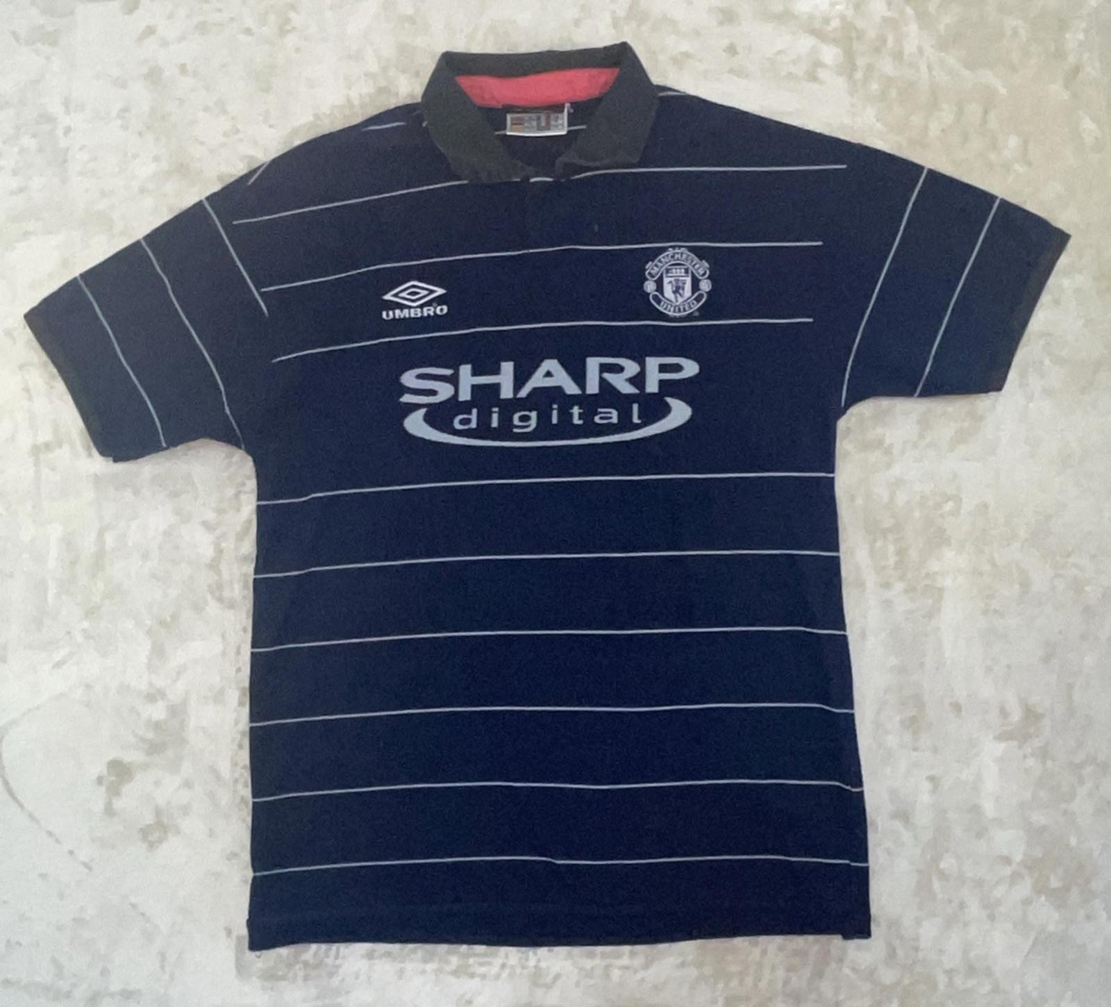 Vintage MANCHESTER UNITED 1999 2000 Away Football Shirt Soccer Jersey Umbro XL