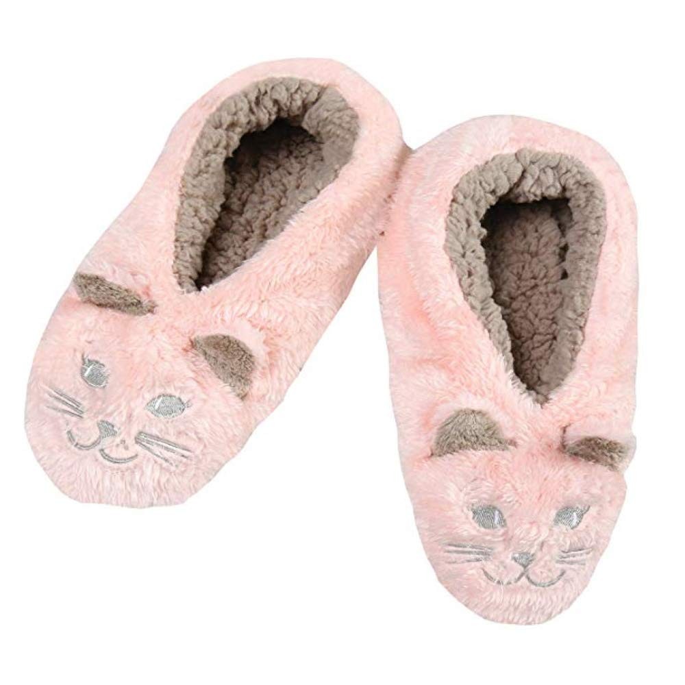 Faceplant Dreams Women s Slippers Cat Naps Medium Plush Multicolor Functional