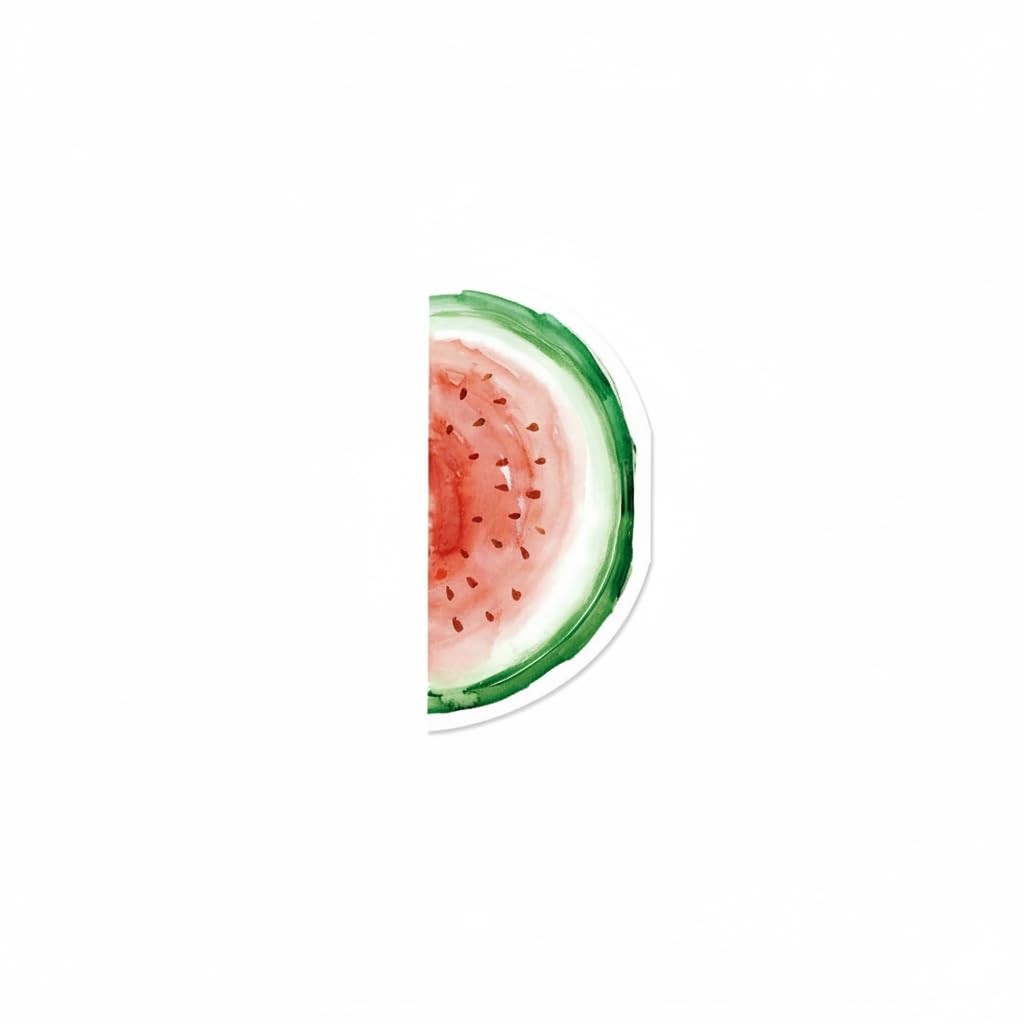 Harman Pack of 20 Die Cut Watermelon Cocktail Size Paper Napkin Pink 4.5″ x 8″