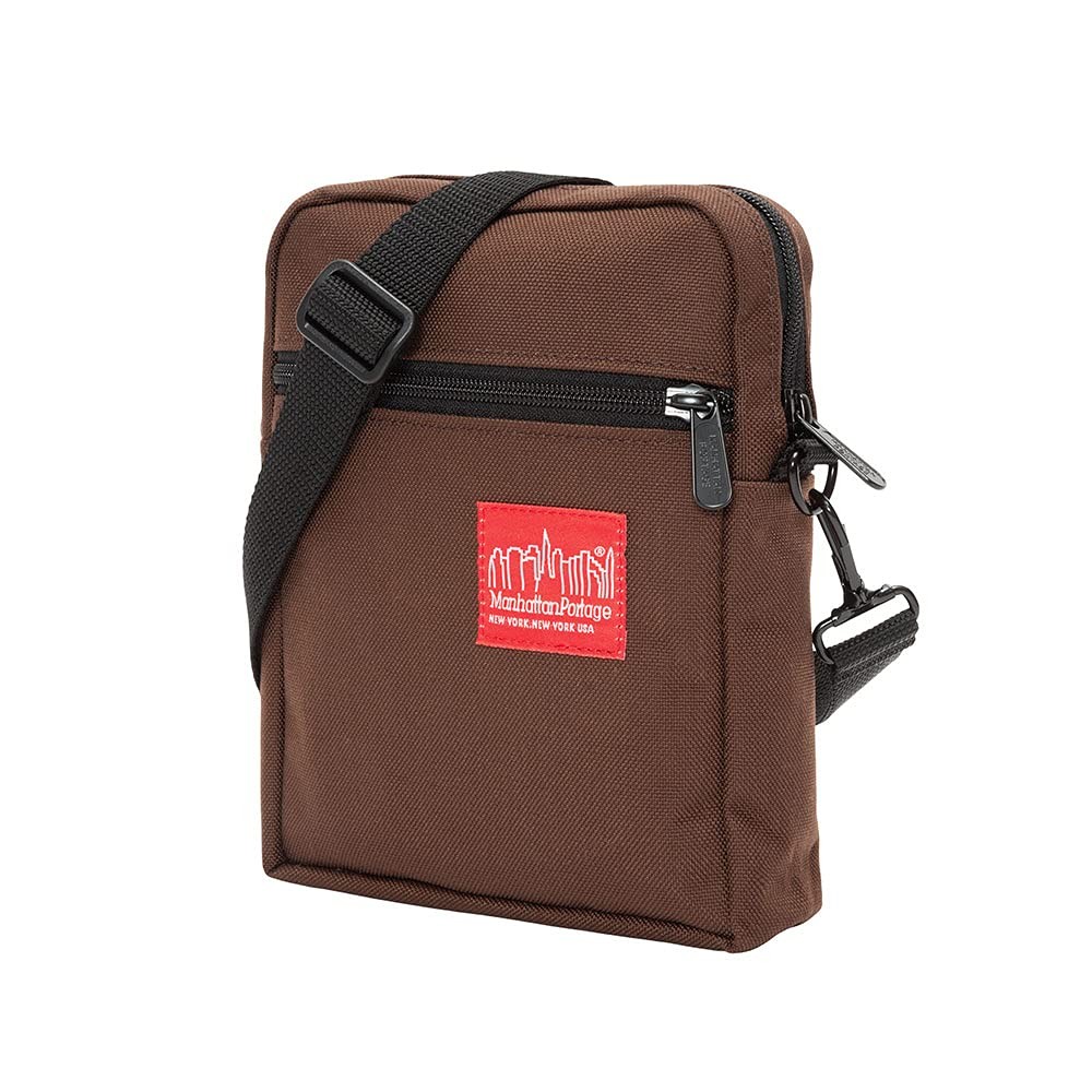 Manhattan Portage City Lights Bag, Dark Brown, Water Resistant, Adjustable Strap