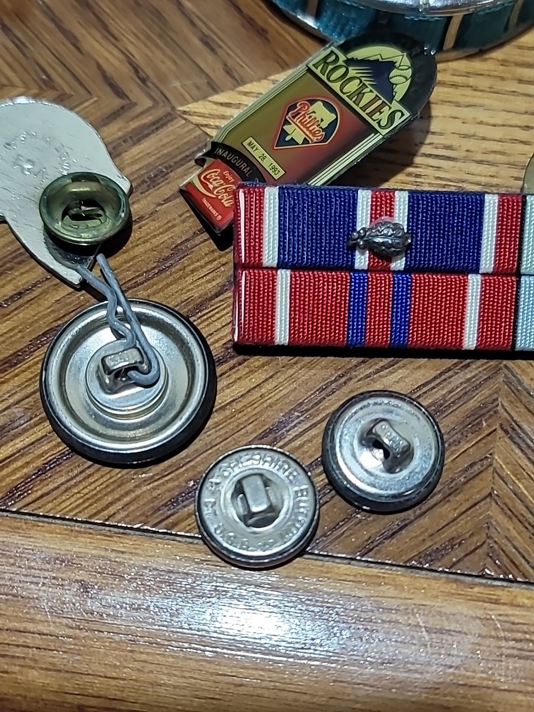 Lot Of 20 Vintage Junk Drawer Jewelry, Military, Watches And More