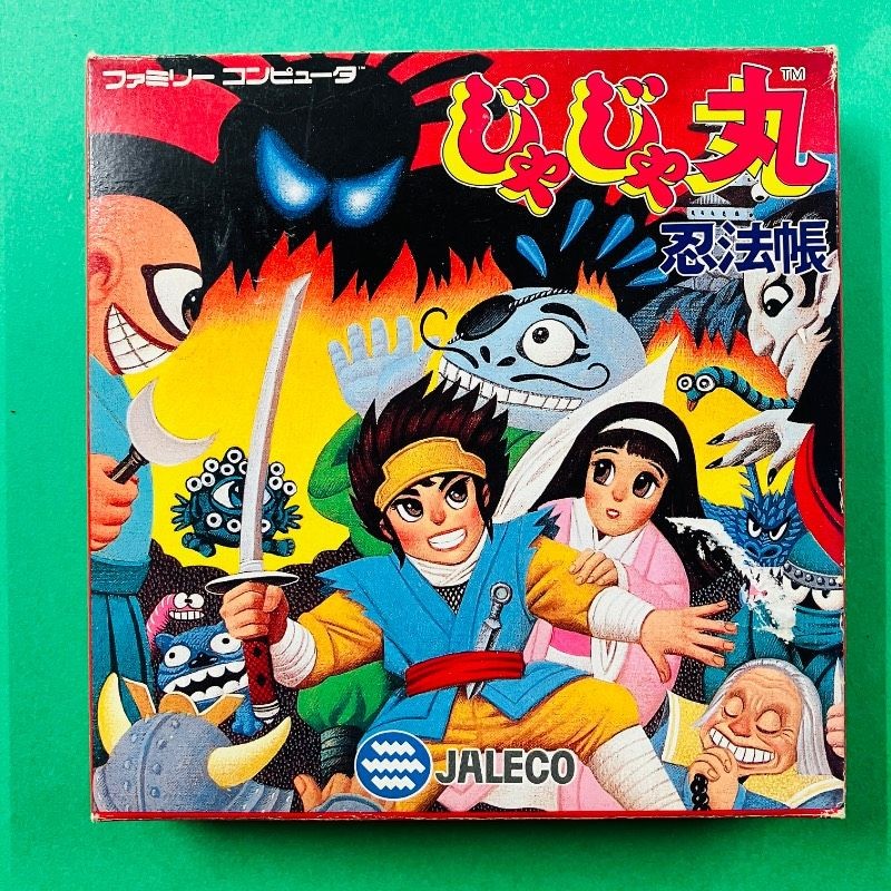 [Box and instruction manual included] Famicom Jajamaru Ninpocho JALECO Jaleco