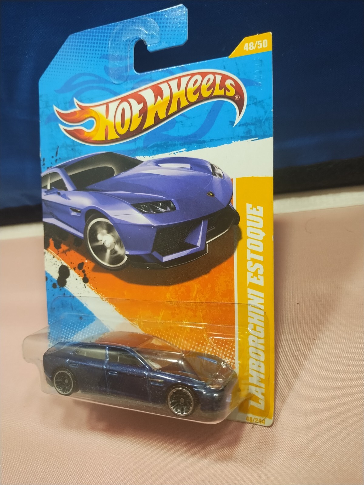 HOT WHEELS LAMBORGHINI ESTOQUE SEDAN 2011 NEW MODELS BLUE DIECAST 1:64 SCALE