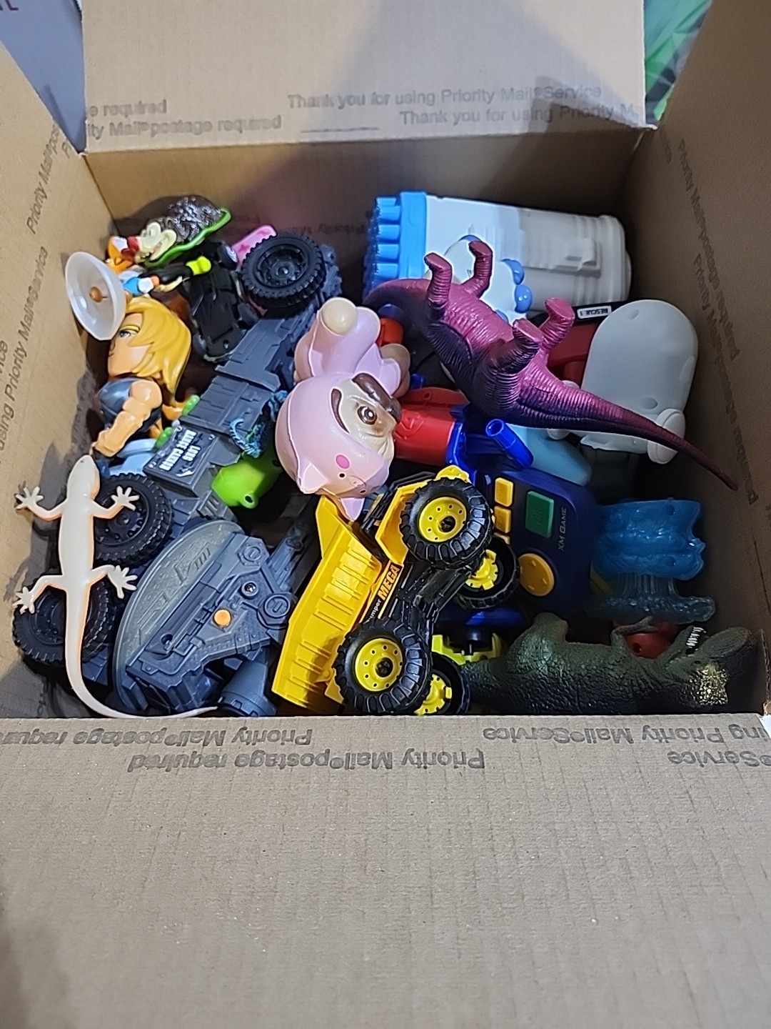 Junk Drawer Lot 3 Random Read Desc. Toys Cars Dinos Action Figures 8+ LBS