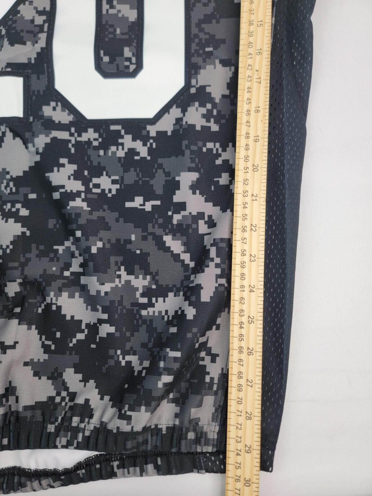 Nike Team Mens Digital Vapor Pro US Military Camo Tigers Football Jersey Size L