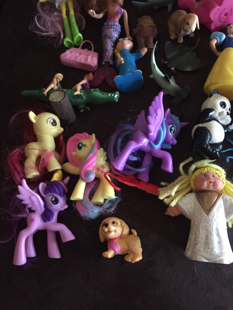 Huge Lot Junk Drawer Girls MLP Disney McDonald’s Animals Figures Free Shipping