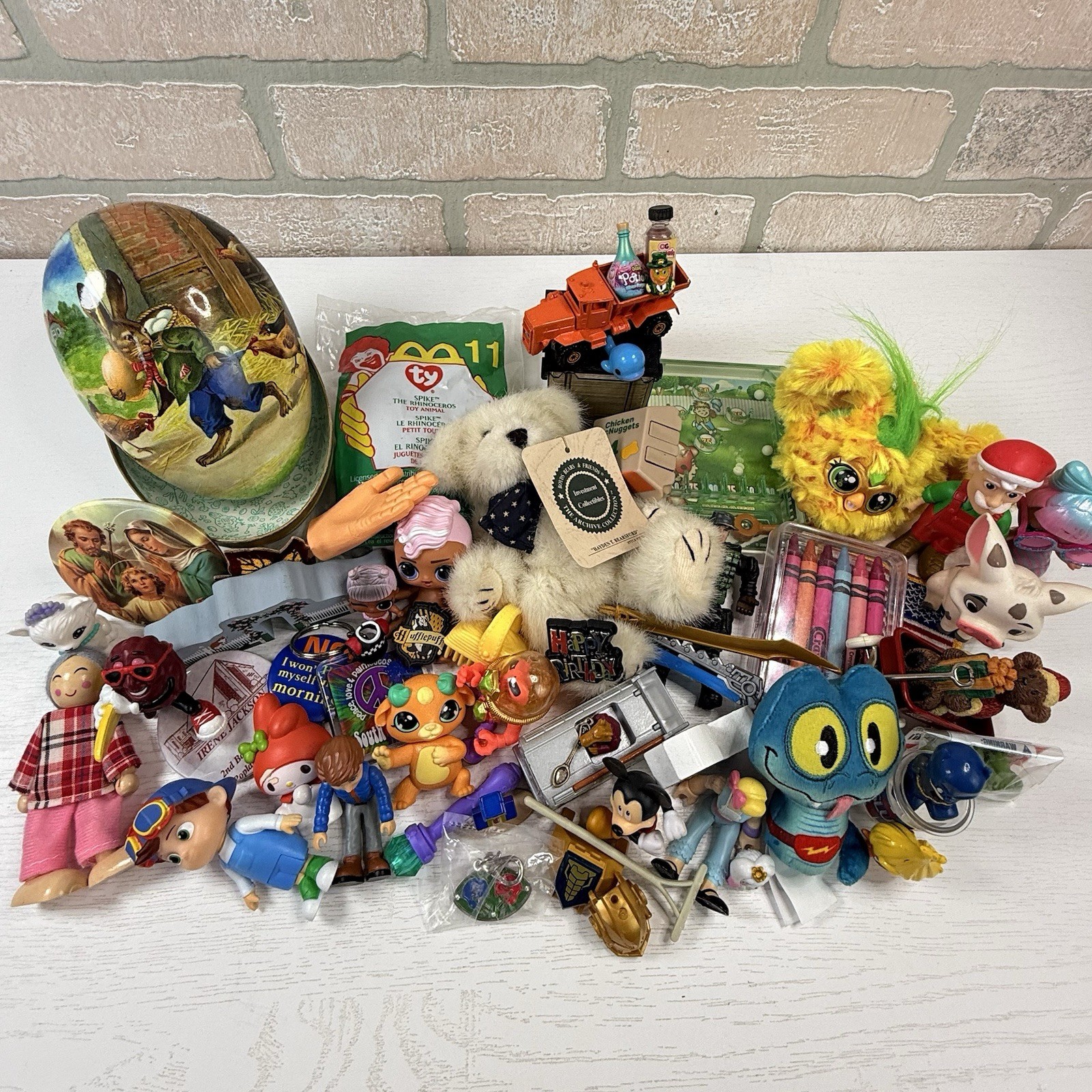 Junk Drawer Mixed Lot Assorted Smalls Toys Trinkets 3.32 Pounds
