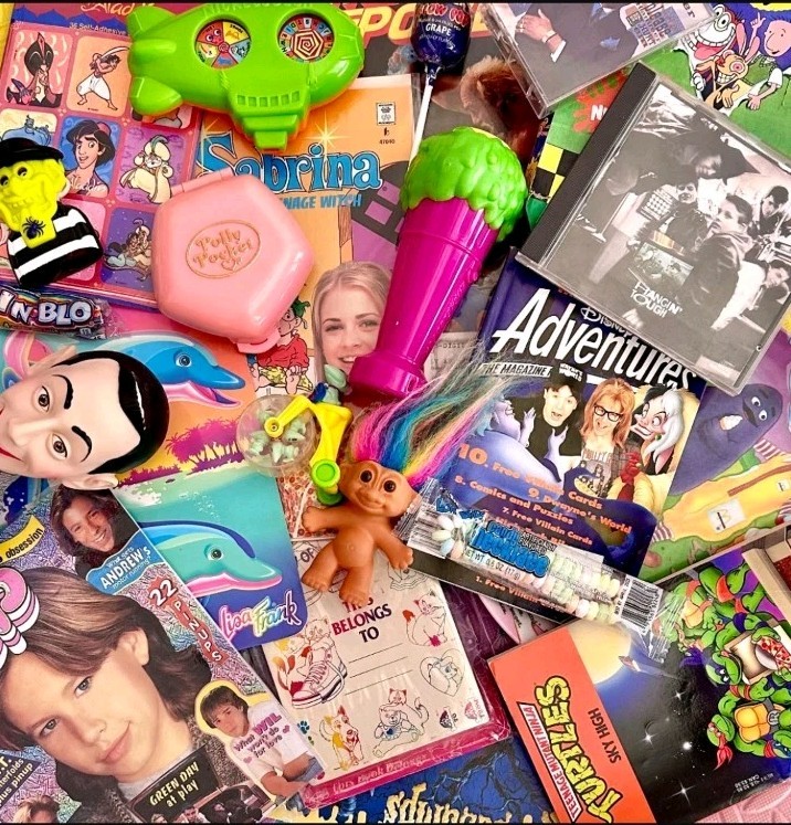 Nostalgic Nostalgia 1990s 90s Collectibles MYSTERY BOX 20 ITEMS OR MORE!