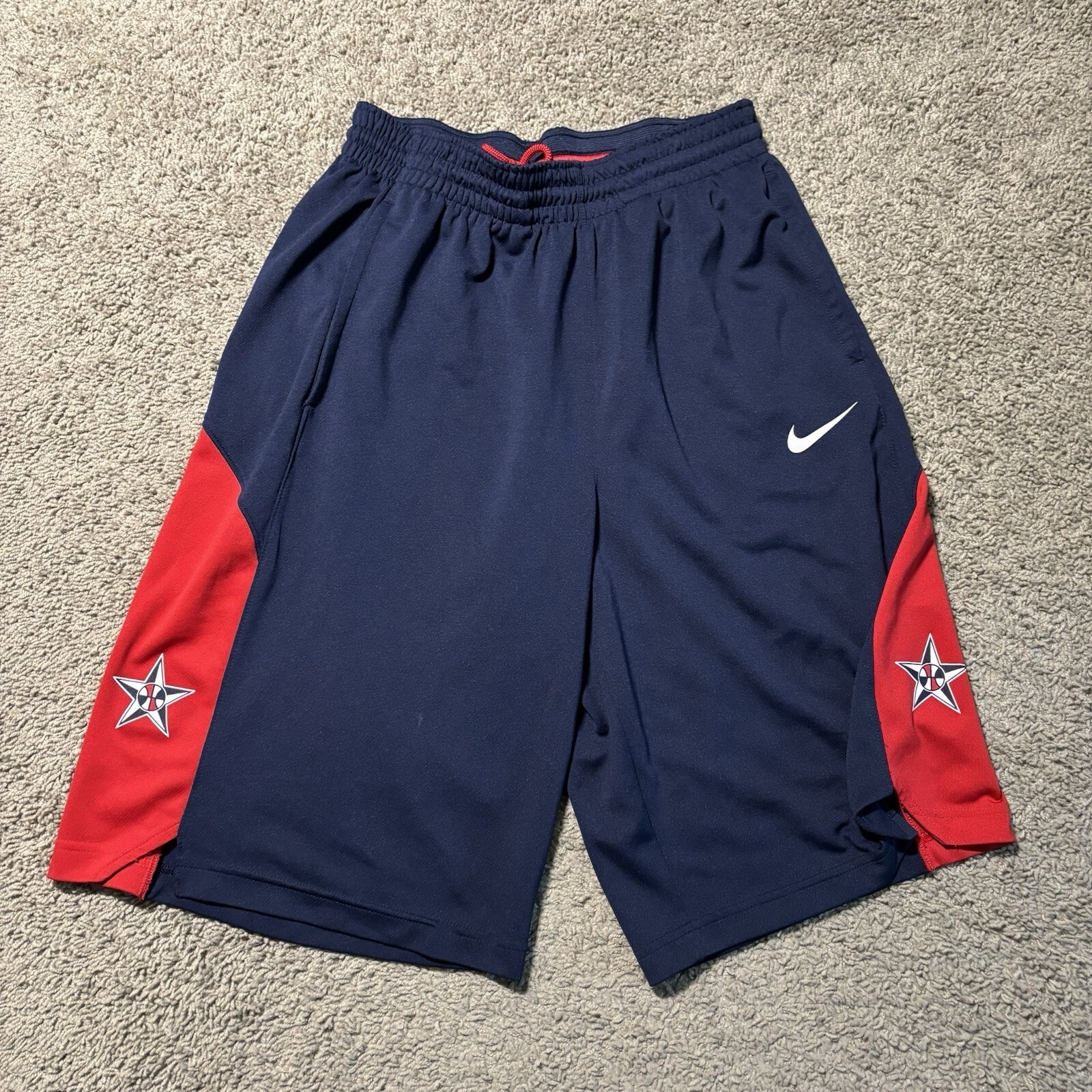 Nike Team USA 2012 Olympic Basketball Shorts Men’s Medium Navy Blue Dream Team