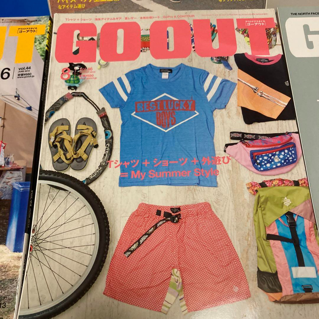 GO OUT Outdoor magazine Lot of 9 JAPANESE Life style Fashion Camp Gear Book