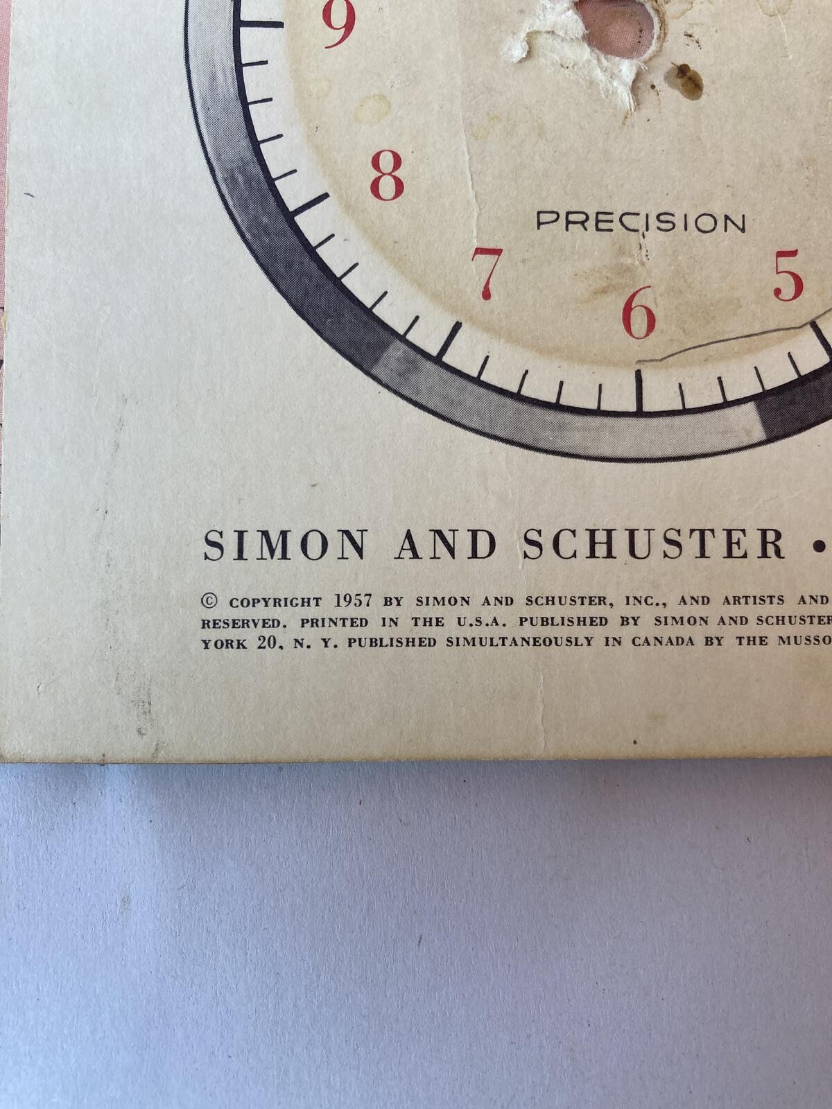 Little Golden Book How to Tell Time 1957 Simon Schuster Hardcover