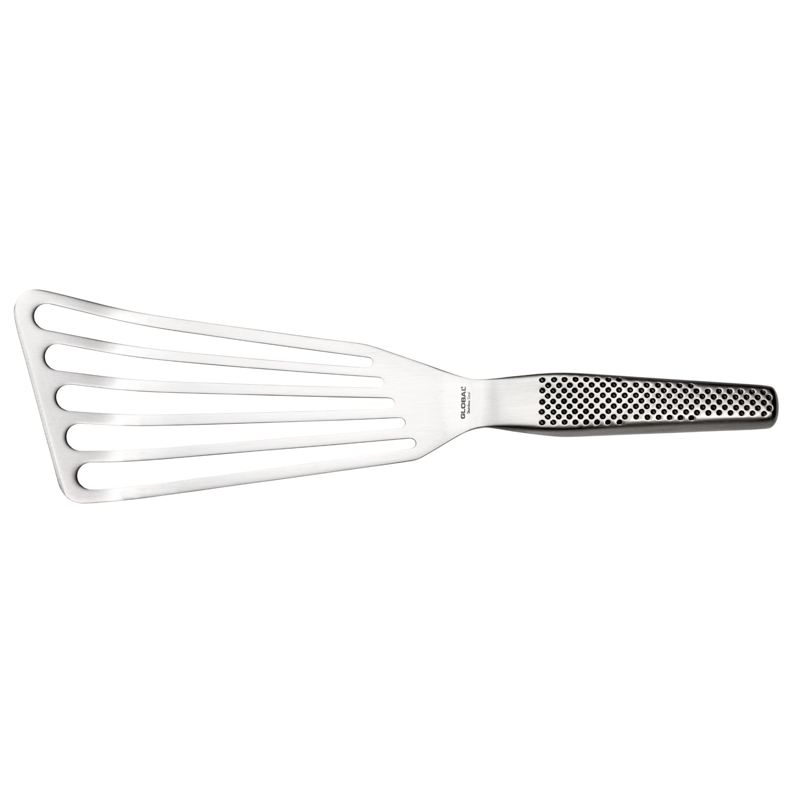 Global GS-27 Fanned Spatula,Silver