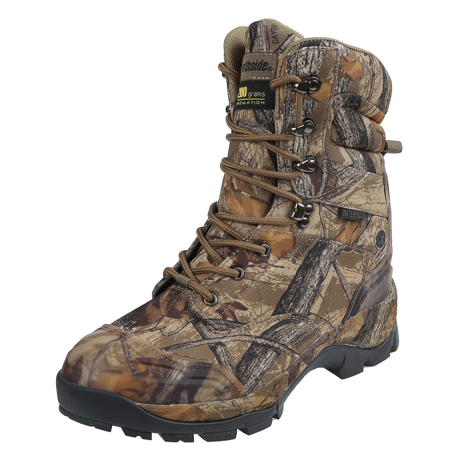 Northside Men’s Crossite 200 Insulated Camo Hiking Boots Tan Size 8.5