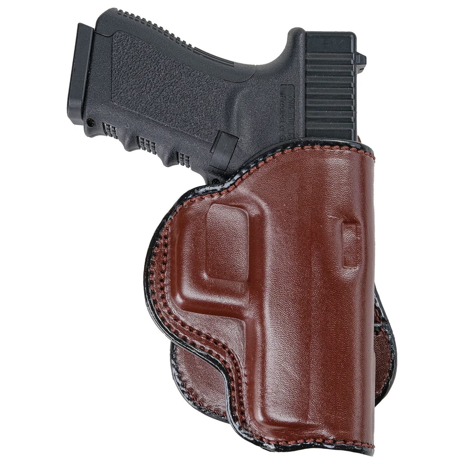 Maxx Carry Paddle Leather Gun Holster, Fits Taurus G2C, Glock, Walther, Sig, XD