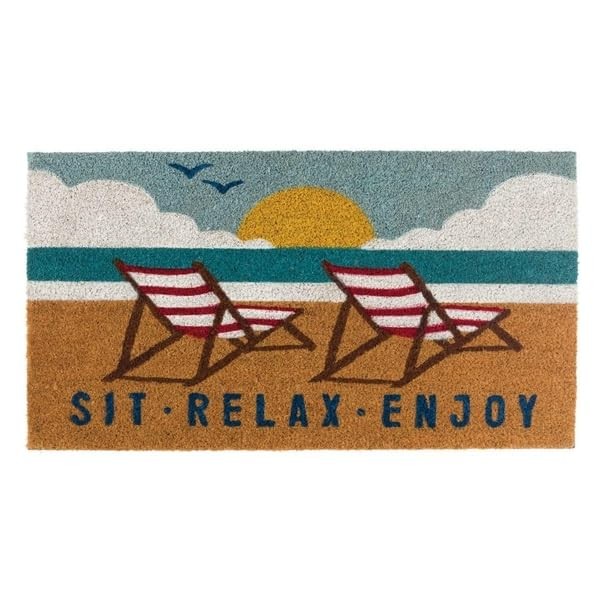 Regal Art & Gift 20699 – Doormat Coir – Beach Chairs Textiles