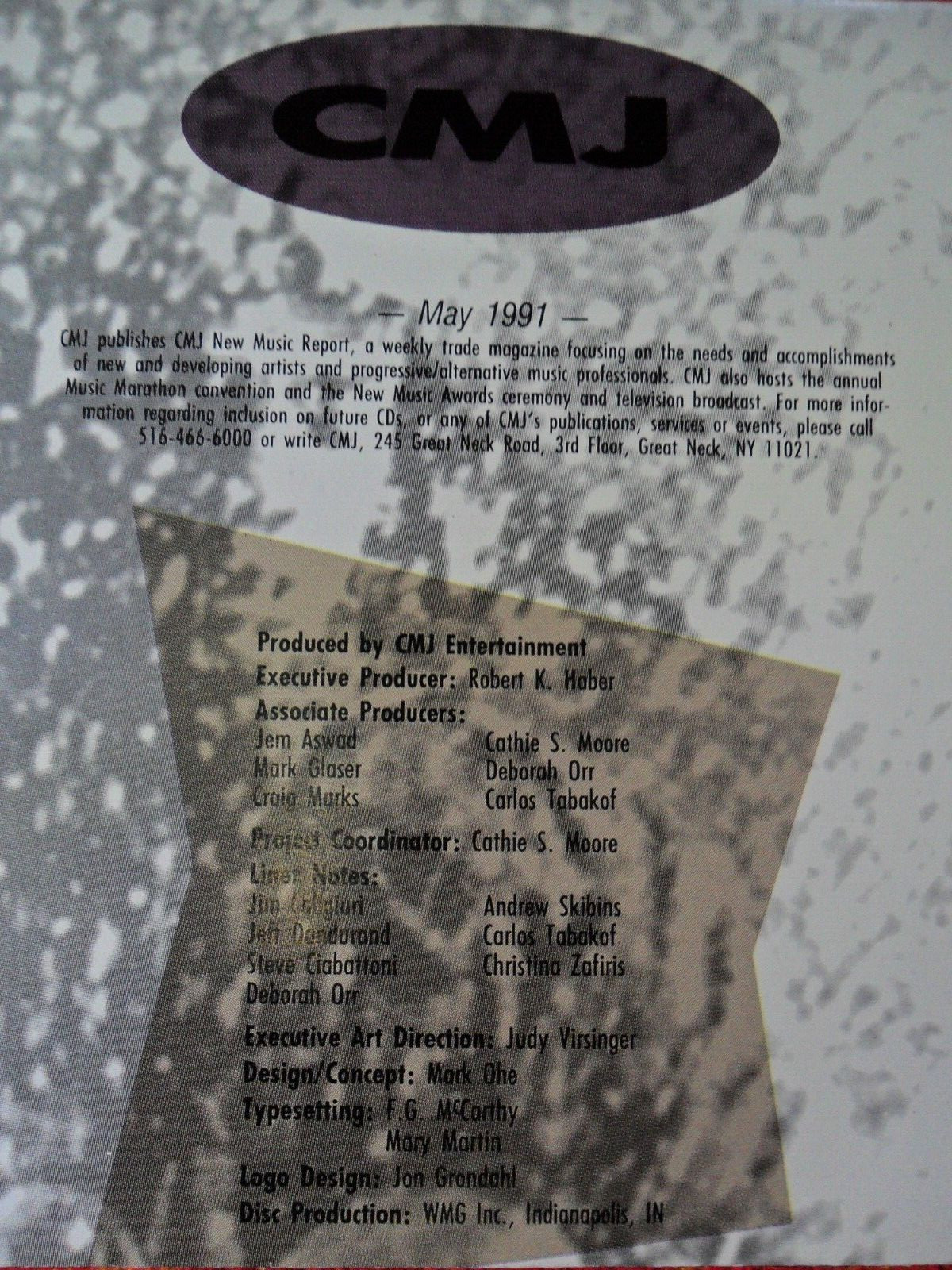 1991 CMJ CERTAIN DAMAGE PROMO CD # 35 ANTHRAX SMASHING PUMPKINS PERE UBU RARE