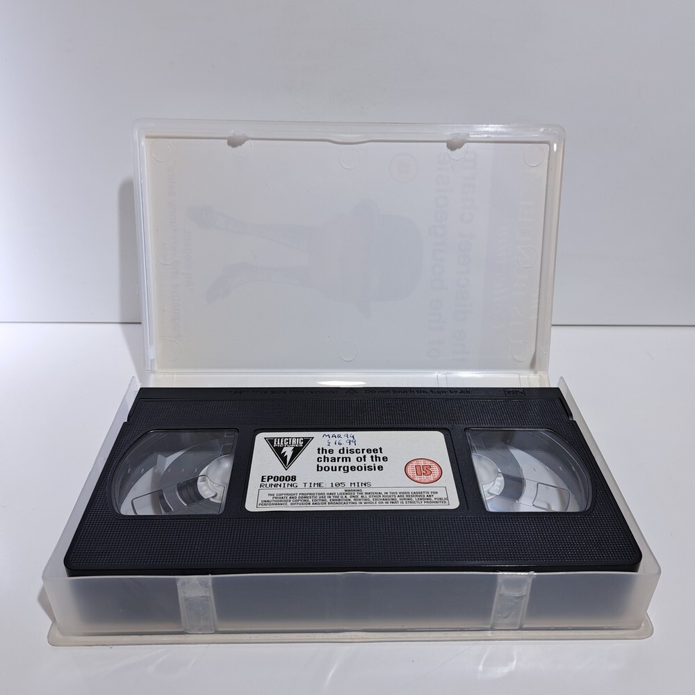 COMEDY VHS TAPE Luis Buñuel’s The Discreet Charm of the Bourgeoisie 1972 PAL ZS