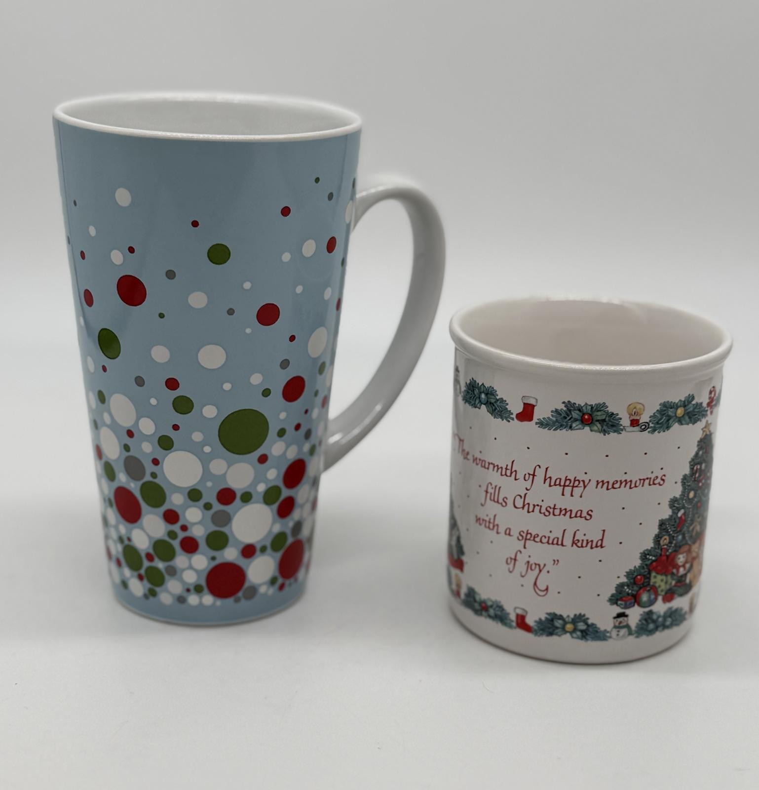 Starbucks + Christmas Sentiment Holiday Mug Duo