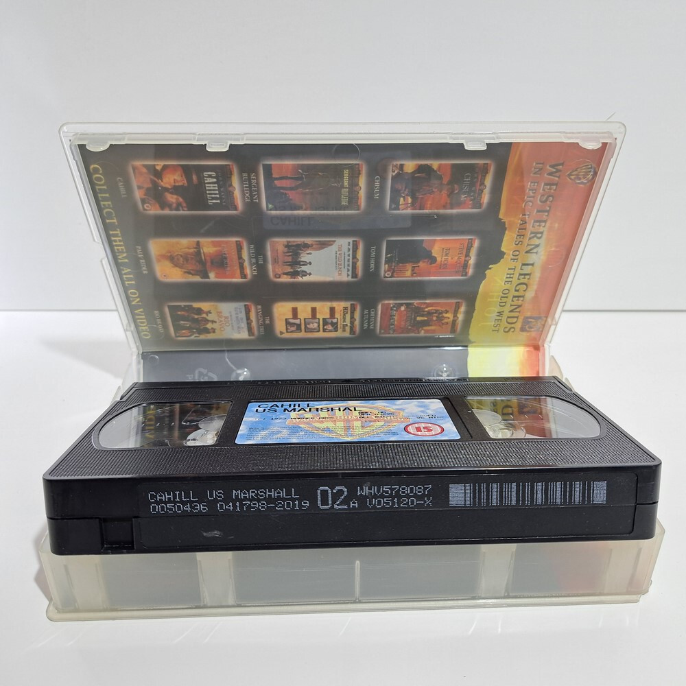WESTERN VHS TAPE Cahill U.S. Marshal 1973 John Wayne, George Kennedy PAL