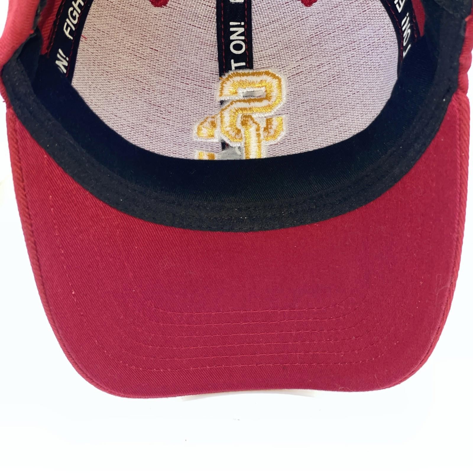 USC Trojans Team Trojan – Collegiate Licensed Product Fitted Hat Sz M Cap NWT