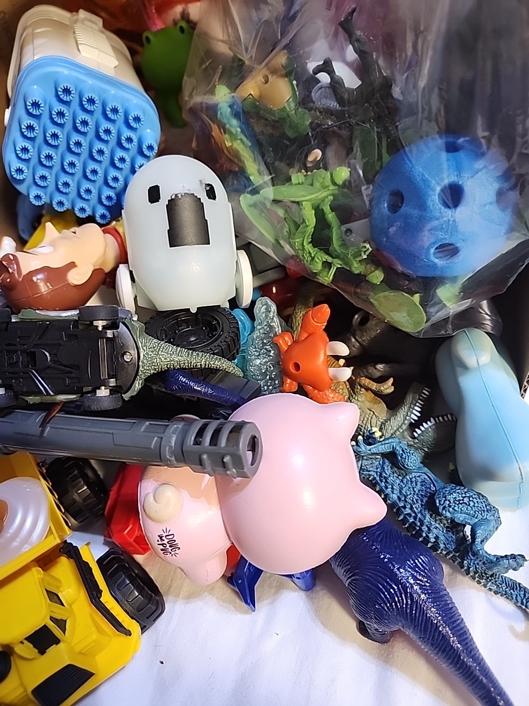 Junk Drawer Lot 3 Random Read Desc. Toys Cars Dinos Action Figures 8+ LBS